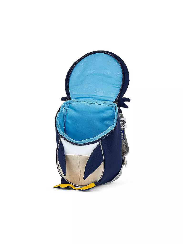 AFFENZAHN | Kinder Rucksack Kleine Freunde - Pinguin | dunkelblau