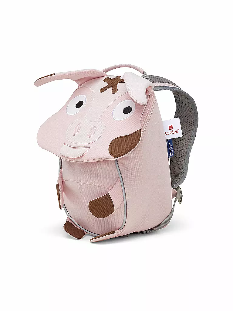 AFFENZAHN | Kinder Rucksack Kleine Freunde - Tonie Schwein | rosa