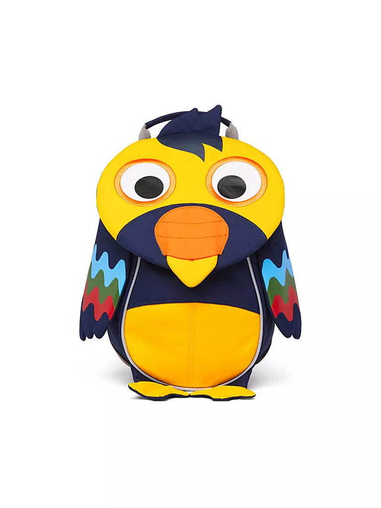 AFFENZAHN | Kinder Rucksack Kleine Freunde - Toucan | gelb