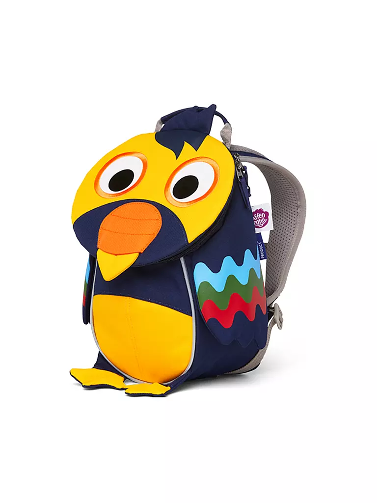 AFFENZAHN | Kinder Rucksack Kleine Freunde - Toucan | gelb