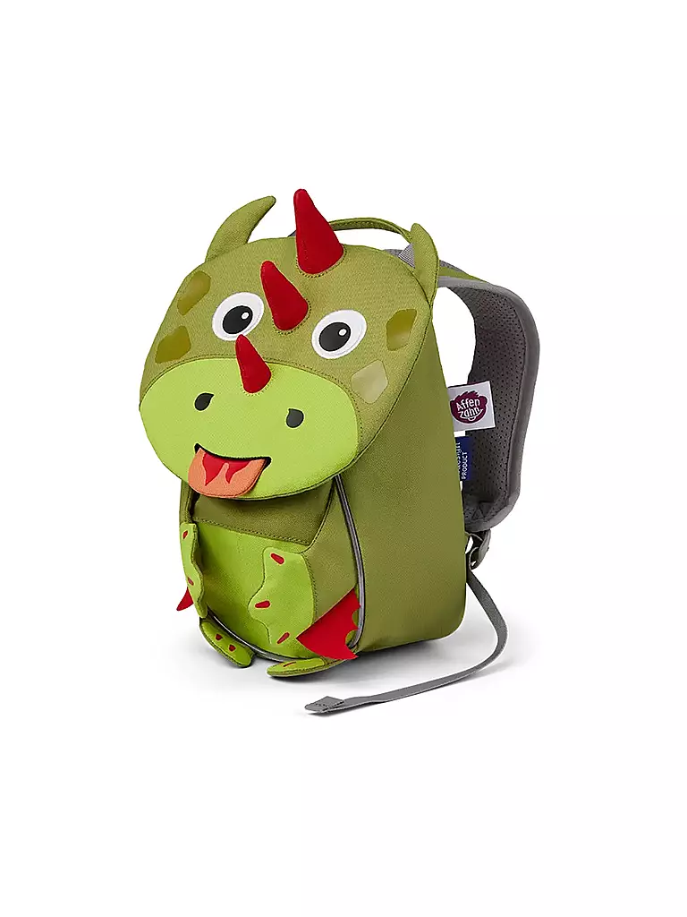 AFFENZAHN | Kinder Rucksack Kleiner Freund - Drache | grün