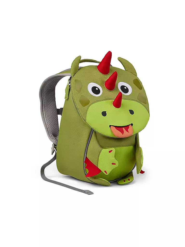 AFFENZAHN | Kinder Rucksack Kleiner Freund - Drache | dunkelgrün