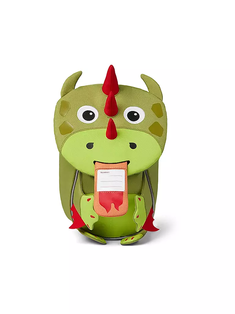 AFFENZAHN | Kinder Rucksack Kleiner Freund - Drache | dunkelgrün