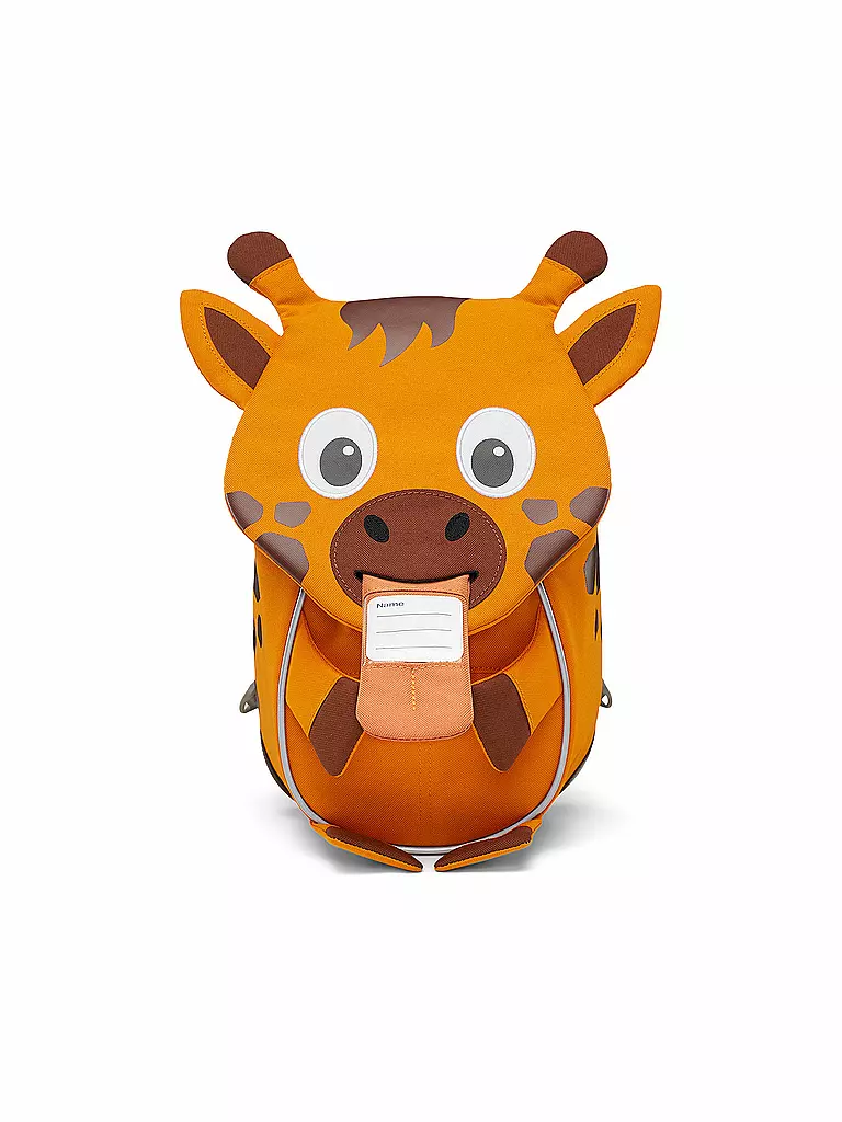 AFFENZAHN | Kinder Rucksack Kleiner Freund - Giraffe | grün