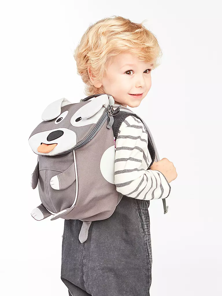 AFFENZAHN | Kinder Rucksack Kleiner Freund - Hund | grün
