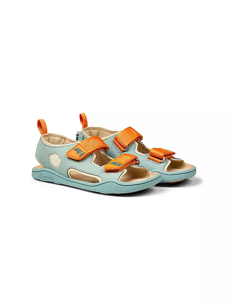 AFFENZAHN | Kinder Sandalen AIRY Hase | hellgrau