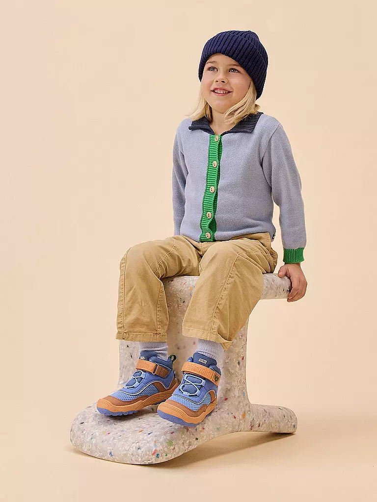 AFFENZAHN | Kinder Schuhe VEGAN EXPLORY PARADIESVOGEL | braun