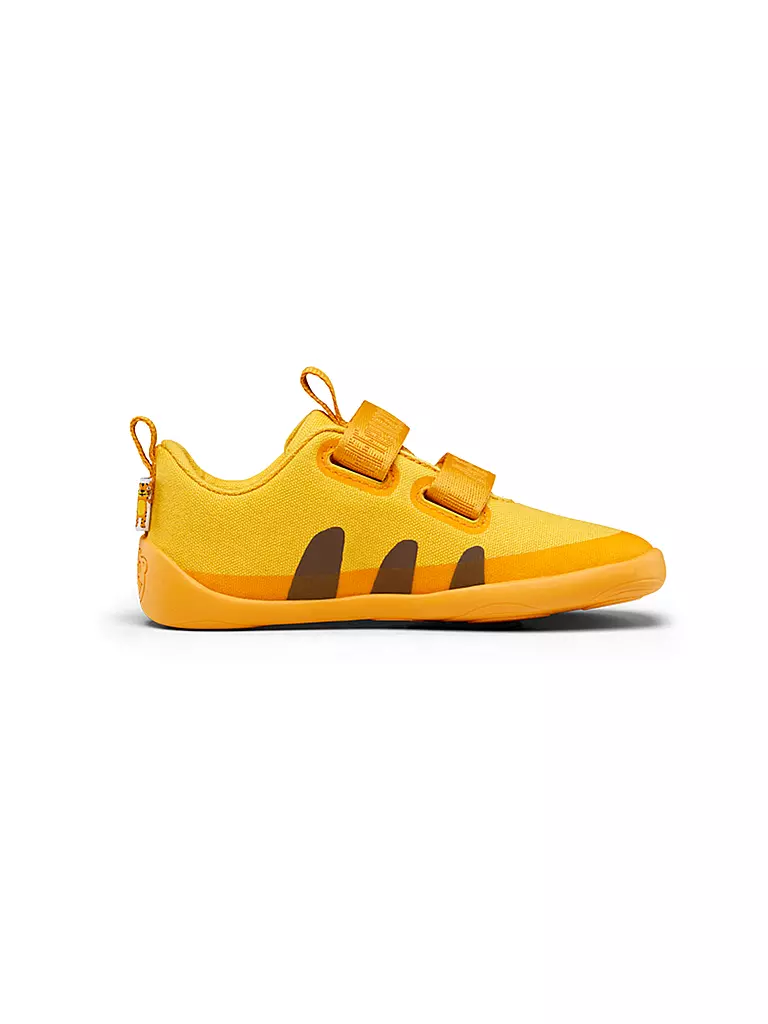 AFFENZAHN | Kinder Sneaker Barfußschuh COTTON LUCKY Tiger | hellblau