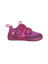 AFFENZAHN | Kinder Sneaker Barfußschuhe  COTTON LUCKY Vogel | beere
