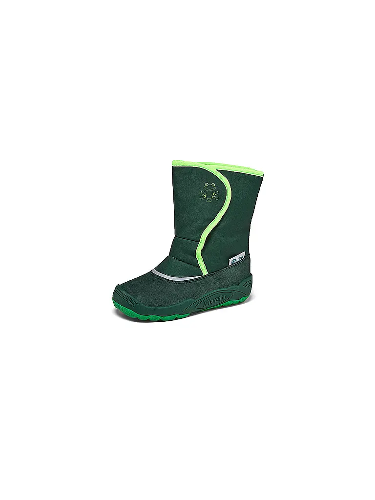 AFFENZAHN | Kinder Stiefel VEGAN FREEZY | dunkelgrün