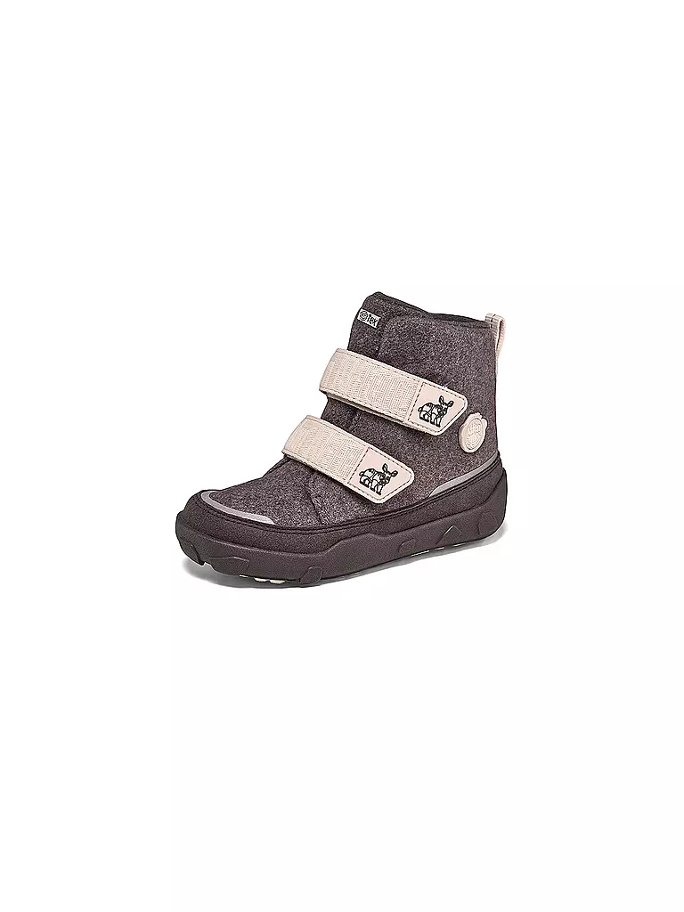 AFFENZAHN | Kinder Stiefel WOLLE COMFY Nashorn | schwarz