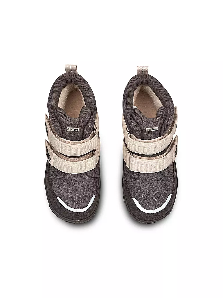 AFFENZAHN | Kinder Stiefel WOLLE COMFY Nashorn | schwarz