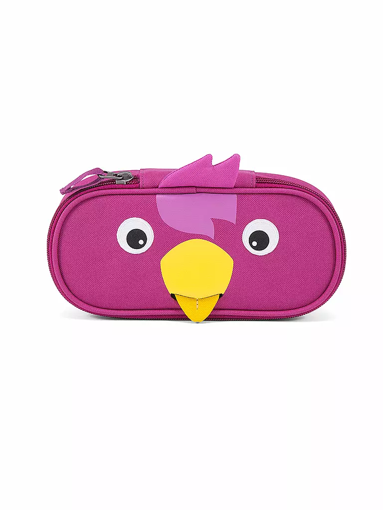 AFFENZAHN | Kinder Stiftemäppchen "Vicky Vogel" | Pink