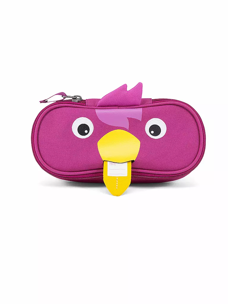 AFFENZAHN | Kinder Stiftemäppchen "Vicky Vogel" | Pink