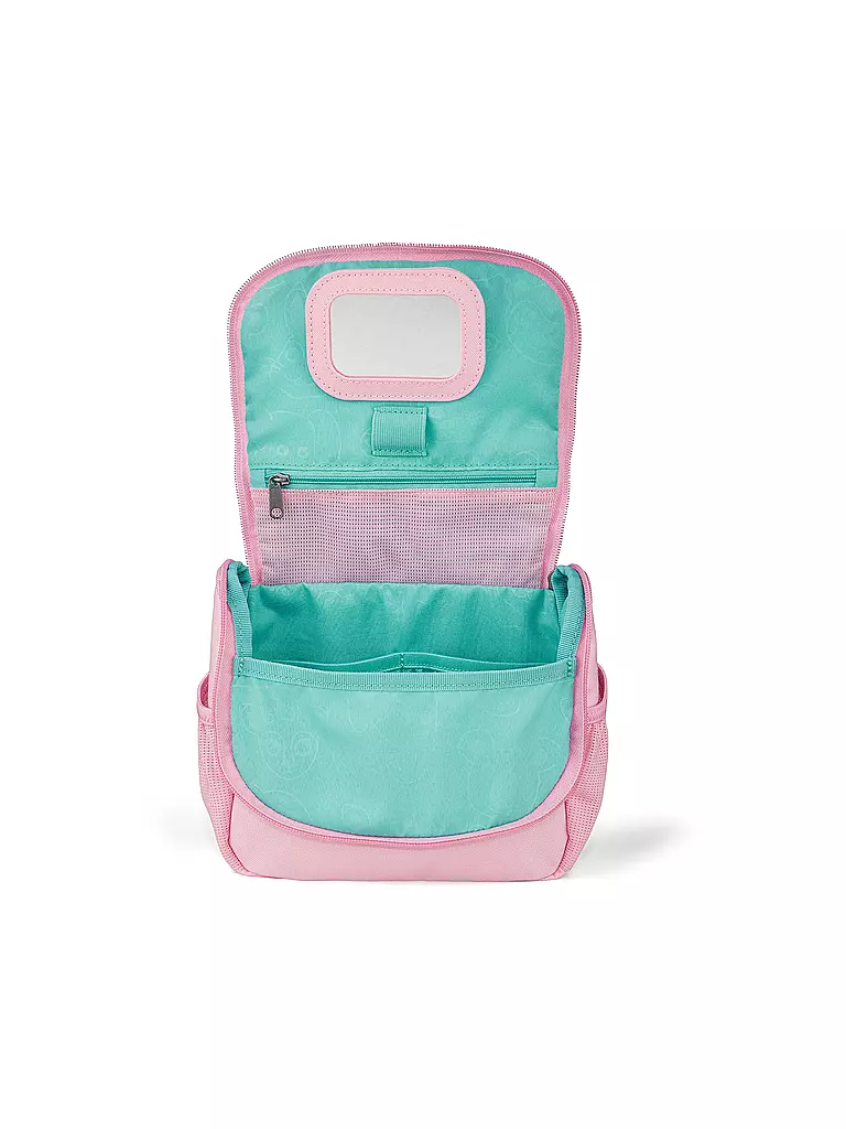 AFFENZAHN | Kinder Toilettetasche Einhorn | rosa
