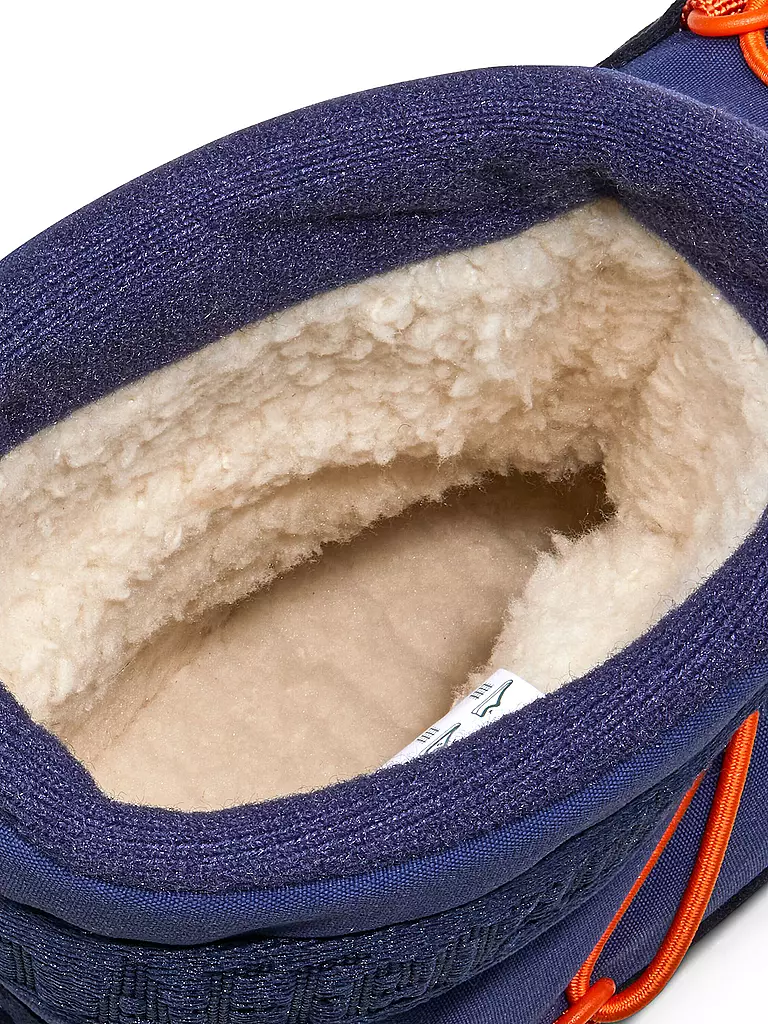 AFFENZAHN | Kinder Winterstiefel  VEGAN SNOWY Elefant | dunkelblau