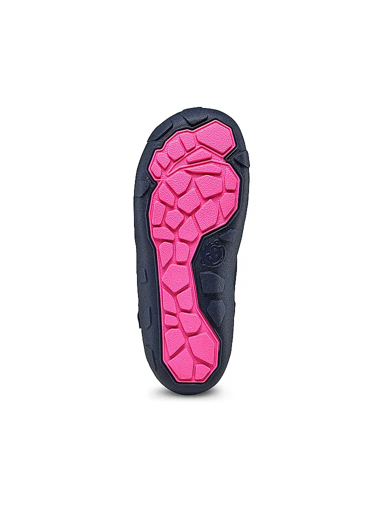 AFFENZAHN | Kinder Winterstiefel  VEGAN SNOWY Flamingo | dunkelrot