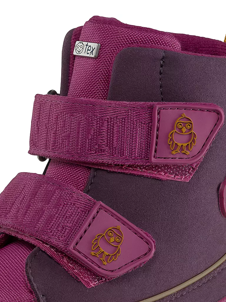 AFFENZAHN | Kinder Winterstiefel COMFY VOGEL | hellbraun