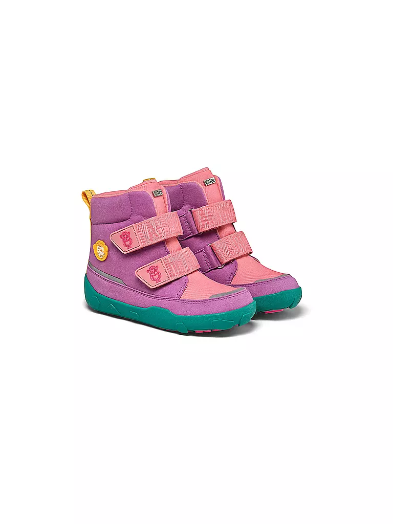 AFFENZAHN | Kinder Winterstiefel VEGAN COMFY Eule | pink