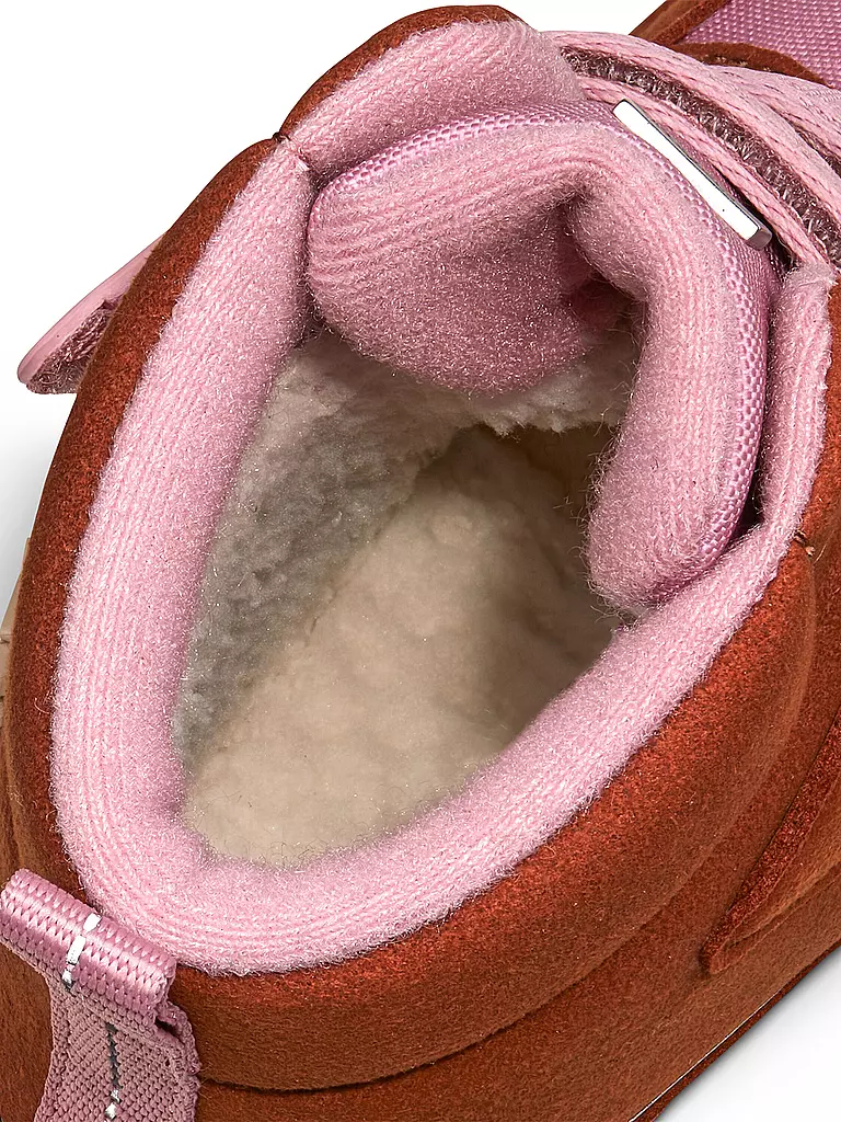 AFFENZAHN | Kinder Winterstiefel VEGAN COMFY Reh | braun