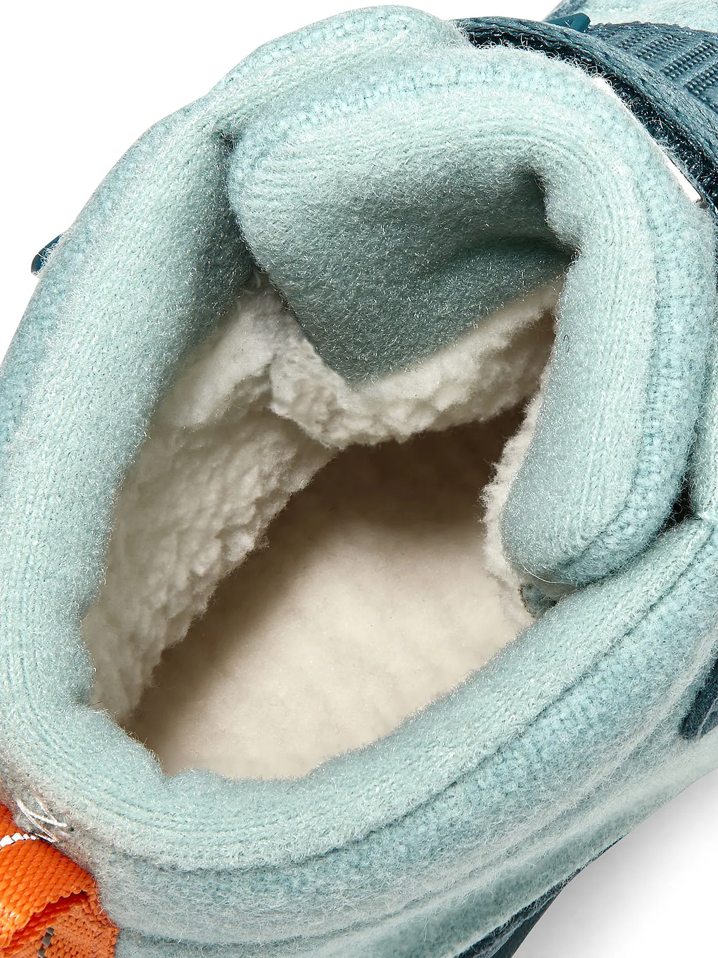AFFENZAHN | Kinder Winterstiefel WOLLE COMFY Hase | hellblau