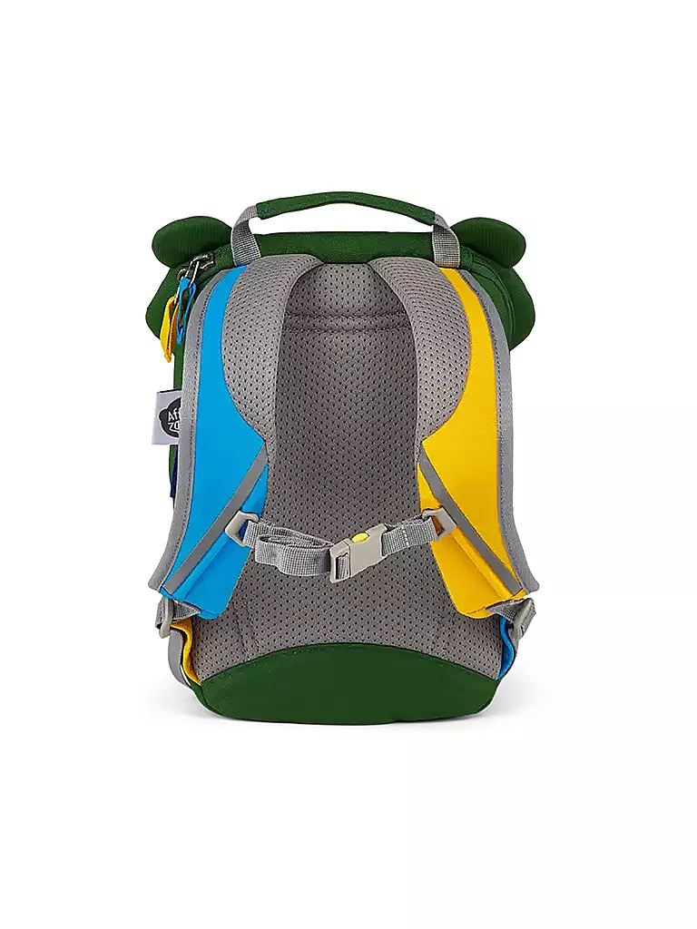 AFFENZAHN | Kindergartenrucksack Kreativ Bär | grün