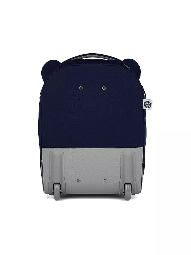 AFFENZAHN | Kinderkoffer Bär | blau