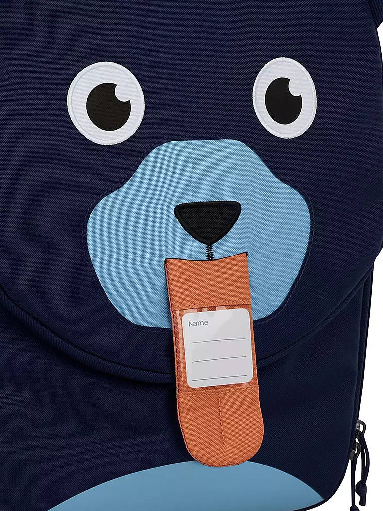 AFFENZAHN | Kinderkoffer Bär | blau