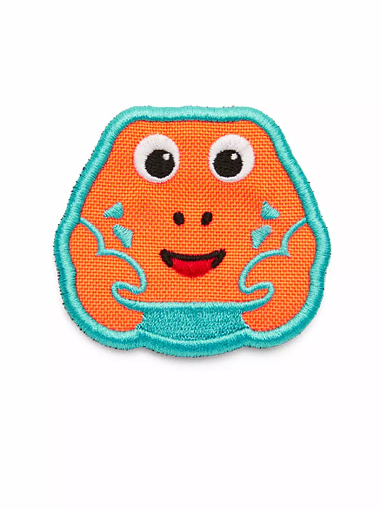 AFFENZAHN | Klett Badge Krabbe | orange