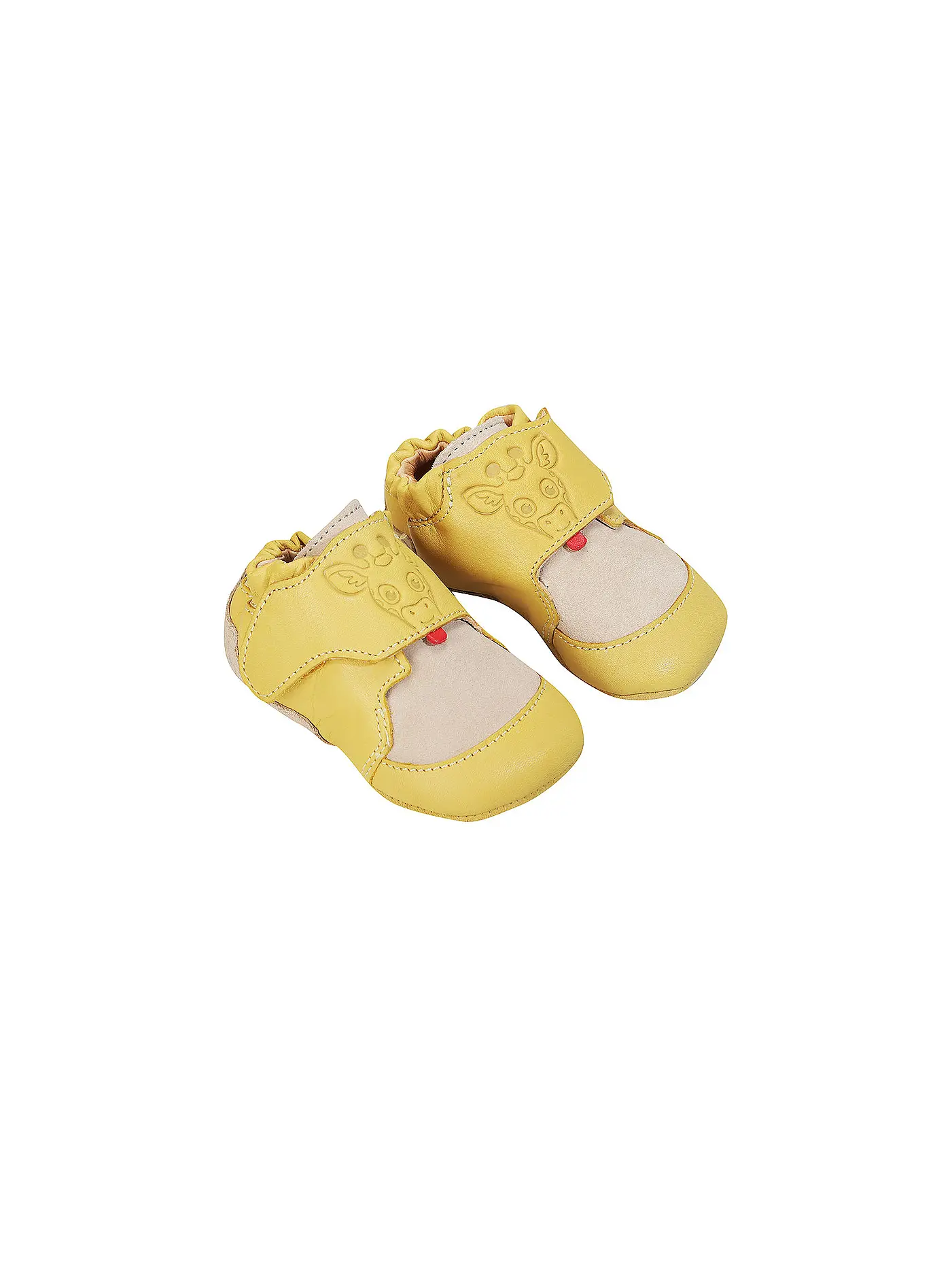 AFFENZAHN | Krabbelschuhe CRAWLY GIRAFFE | gelb