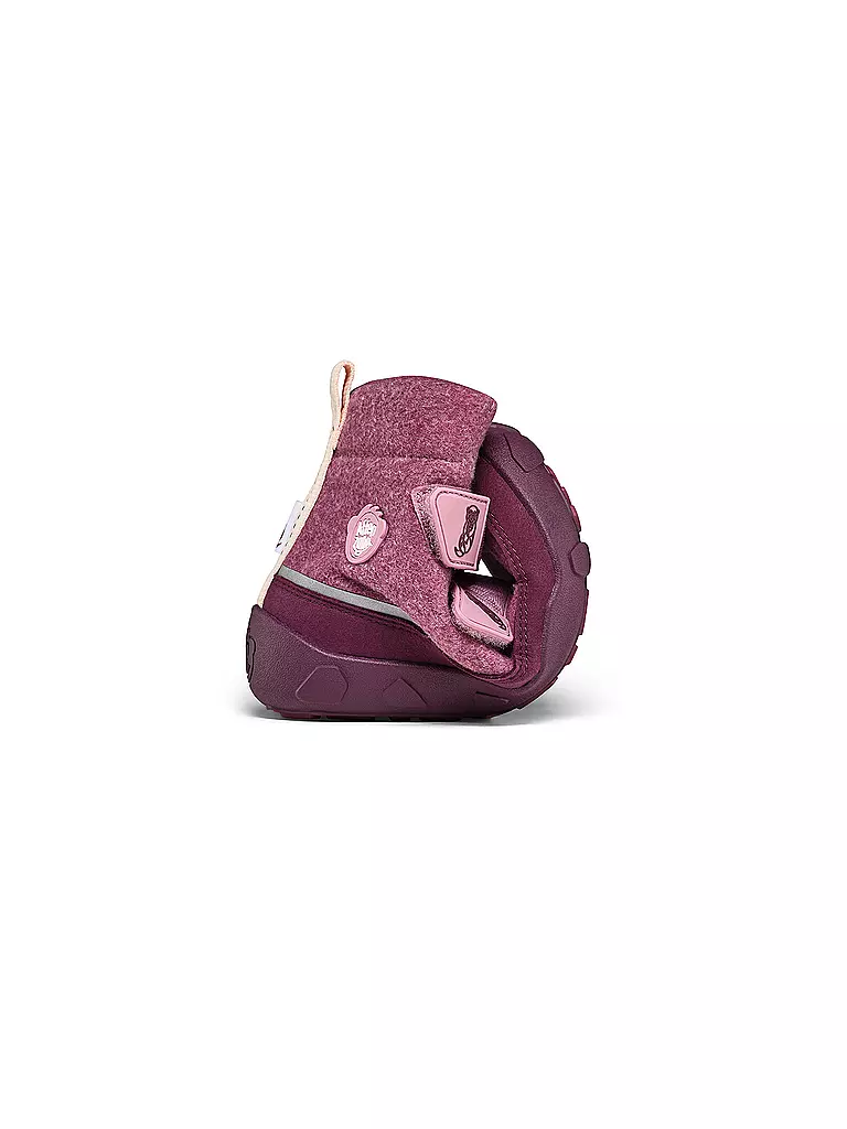 AFFENZAHN | Mädchen Stiefel WOLLE COMFY Otter | dunkelrot