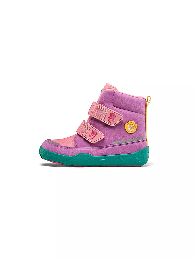 AFFENZAHN | Mädchen Winterstiefel VEGAN COMFY Eule | pink