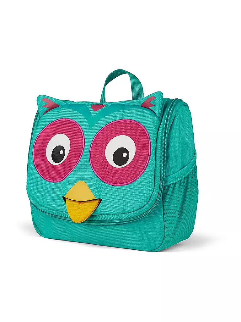 AFFENZAHN | Toilettetasche Eule | grau