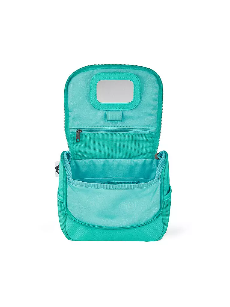 AFFENZAHN | Toilettetasche Eule | grau