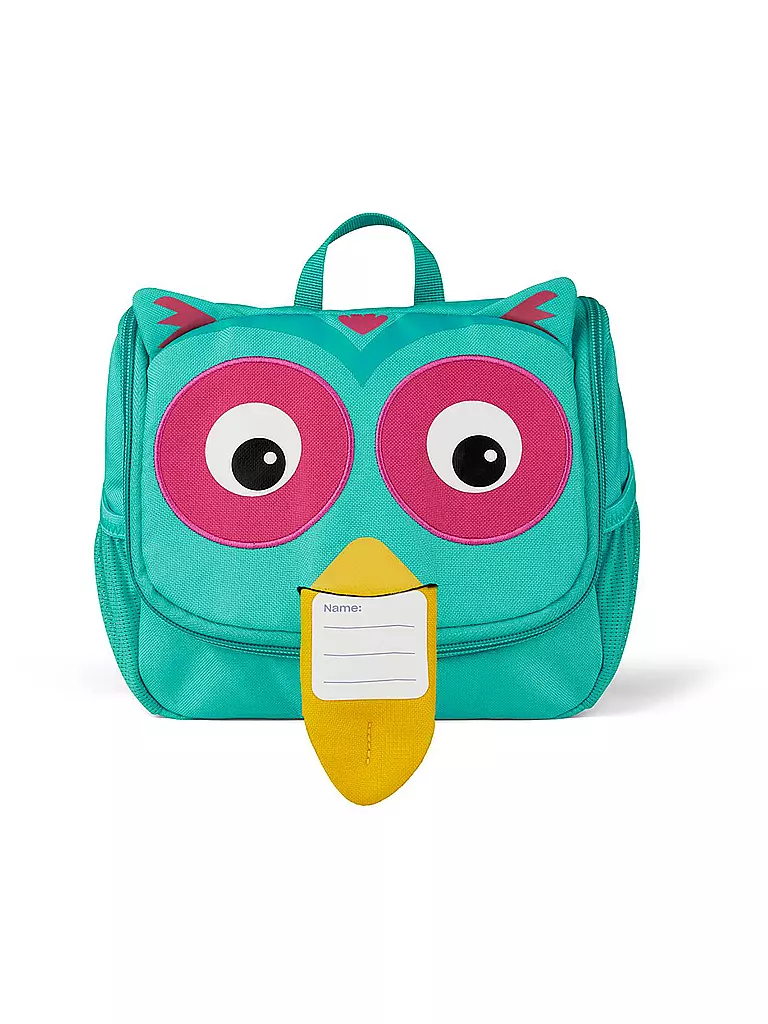 AFFENZAHN | Toilettetasche Eule | grau