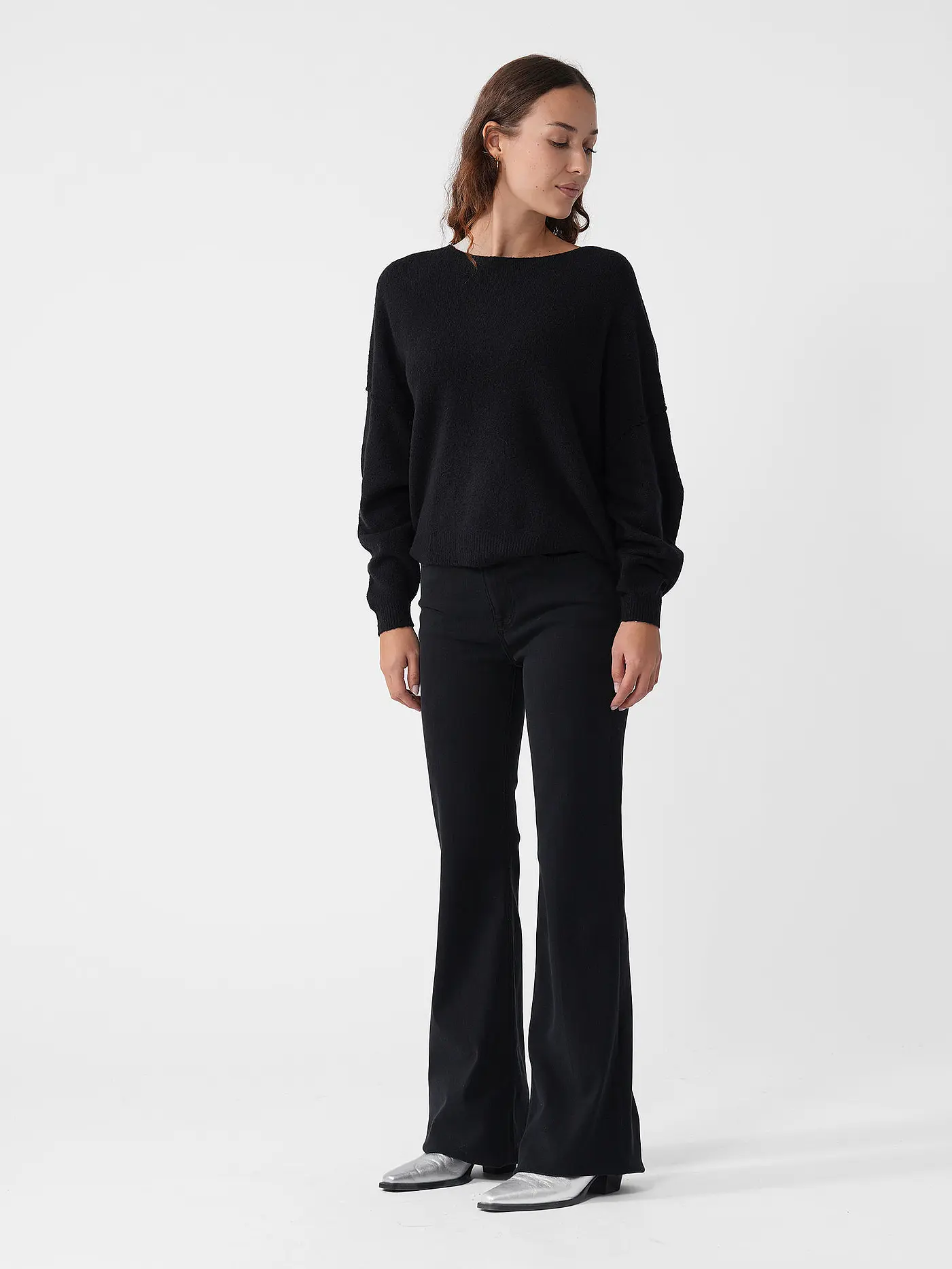 AG | Highwaist Jeans Flared Fit TROPEA | schwarz