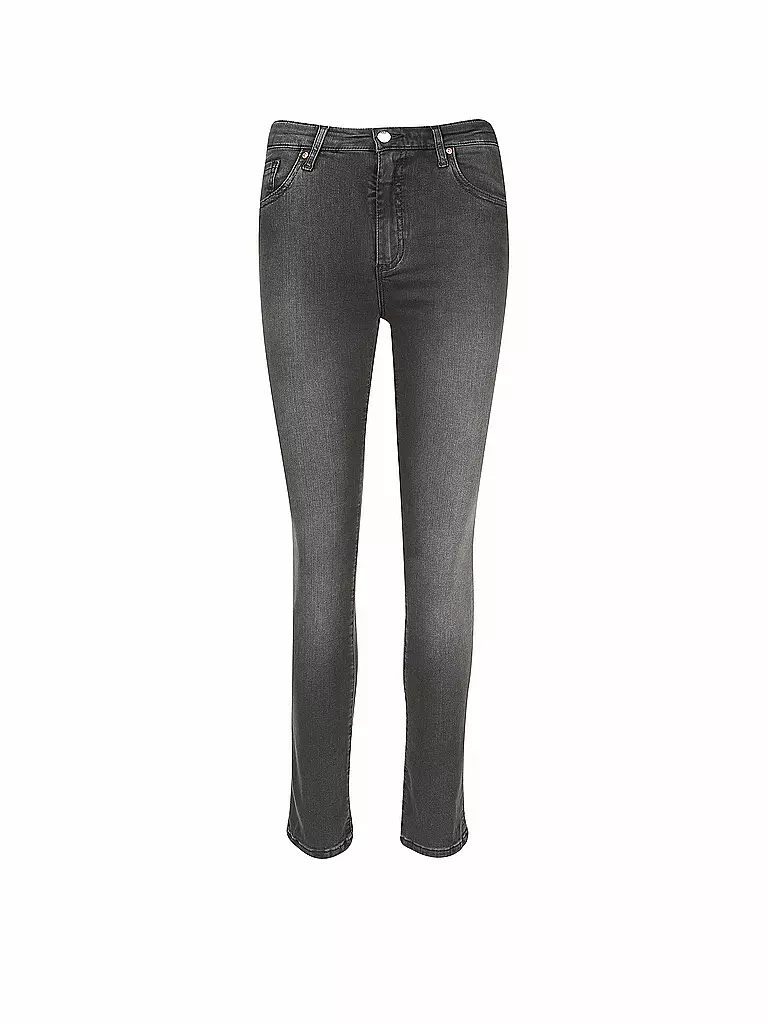 AG | Highwaist Jeans Straight Fit MARI | schwarz