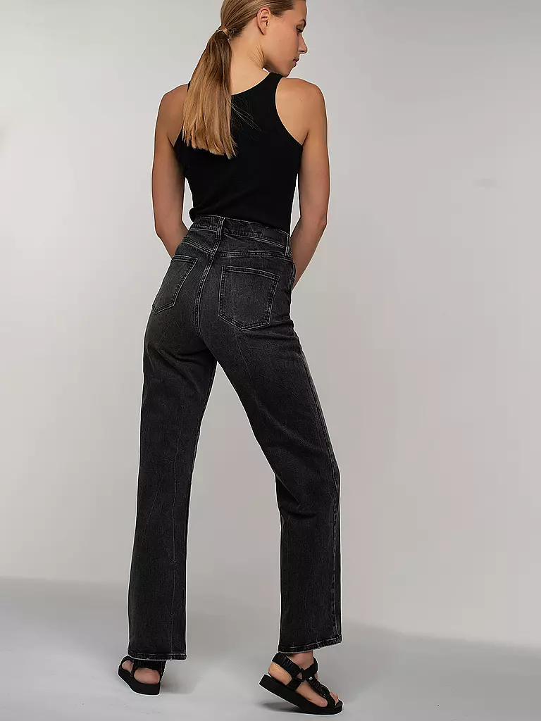 AG | Jeans Wide Leg New Alexxis | schwarz