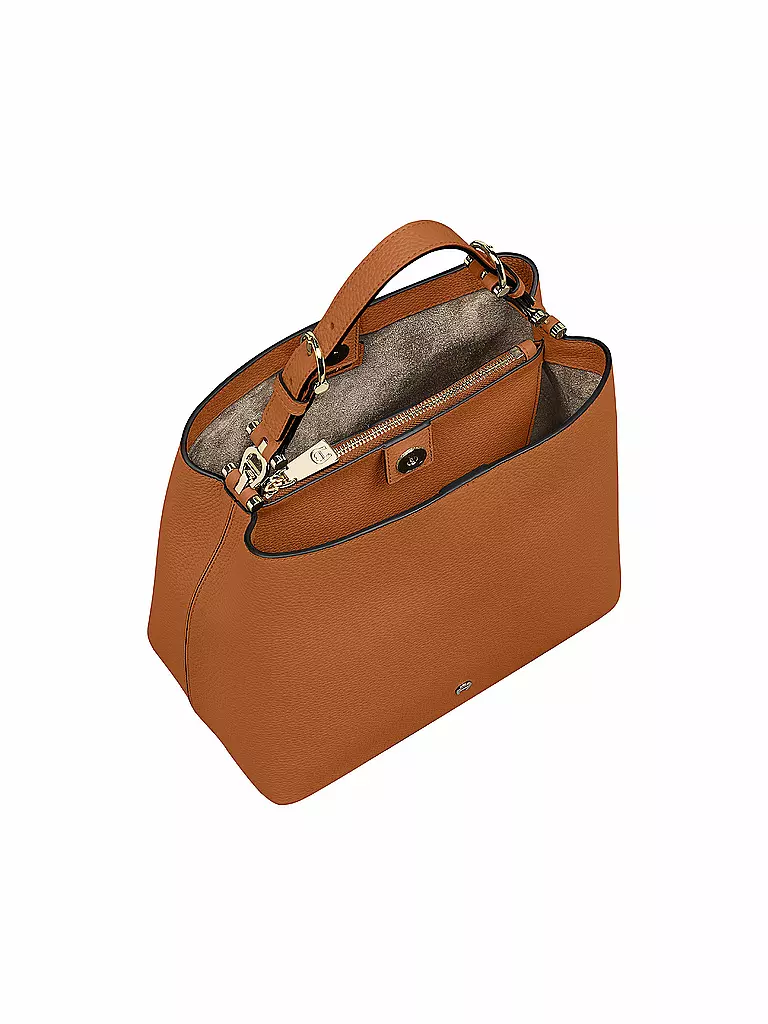 AIGNER | Ledertasche - Bucket Bag DELIA Medium | braun