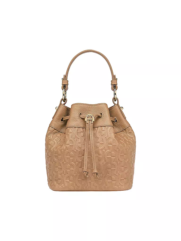 AIGNER | Ledertasche - Bucket Tara S | beige