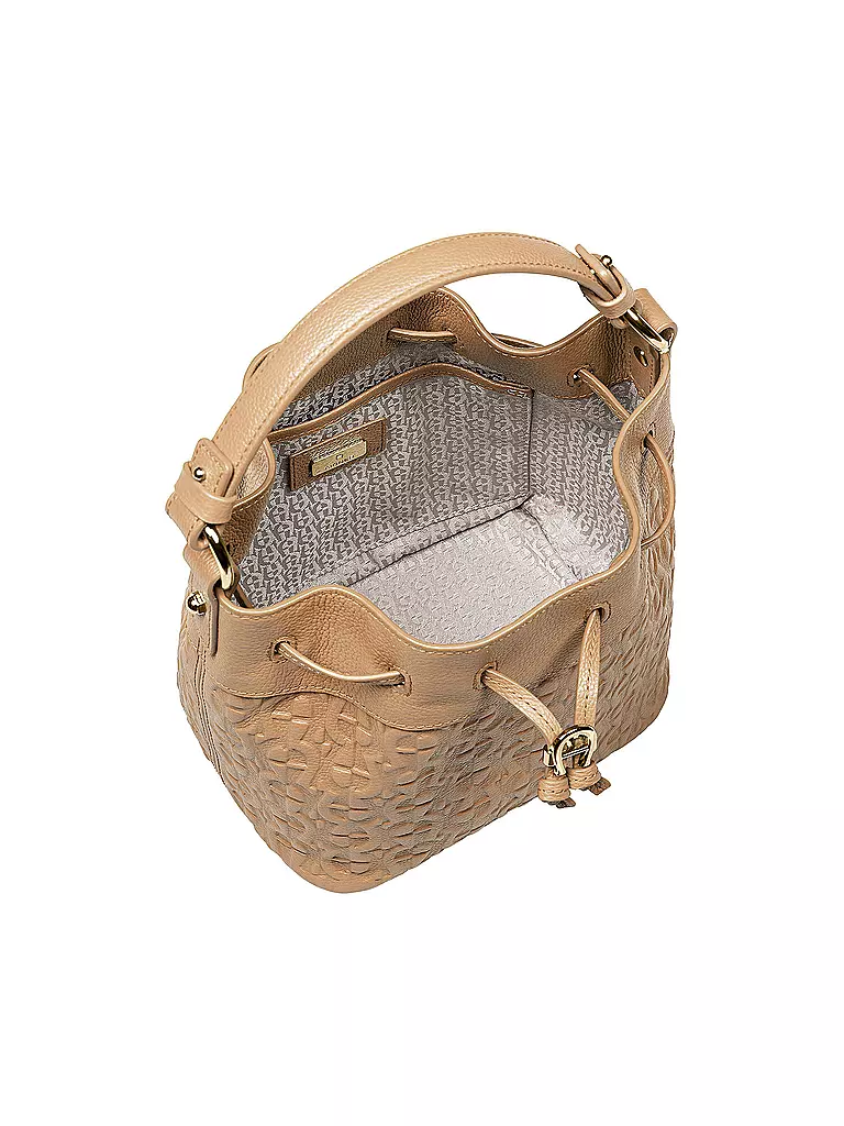 AIGNER | Ledertasche - Bucket Tara S | beige