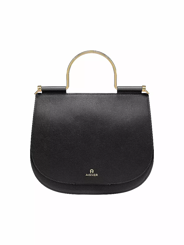 AIGNER | Ledertasche - Henkeltasche "Diane" M | schwarz