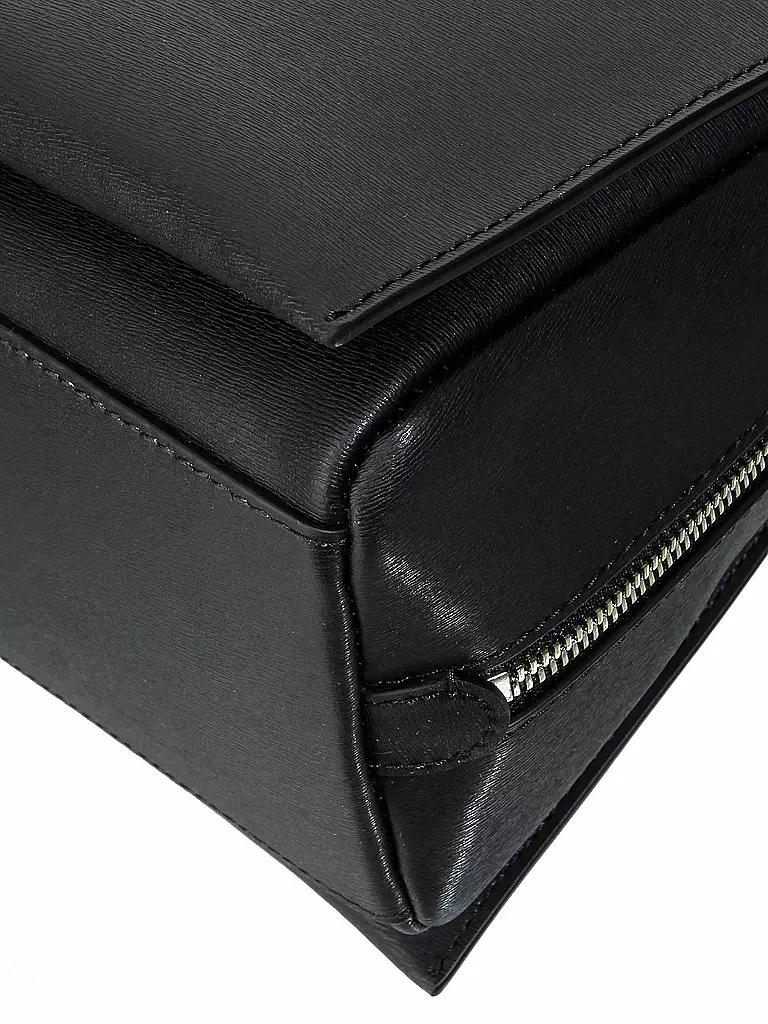 AIGNER | Ledertasche - Henkeltasche "Pisa" M | schwarz