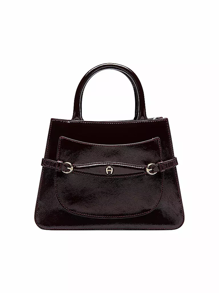 AIGNER | Ledertasche - Henkeltasche CAVALLO Medium | dunkelrot