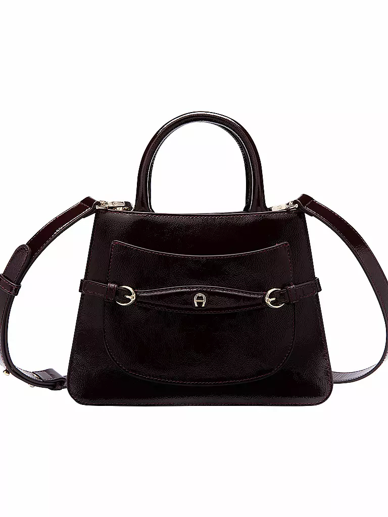 AIGNER | Ledertasche - Henkeltasche CAVALLO Medium | dunkelrot