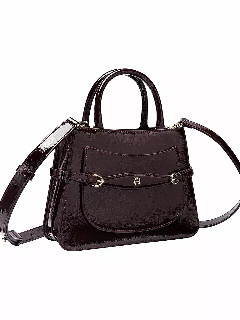 AIGNER | Ledertasche - Henkeltasche CAVALLO Medium | dunkelrot