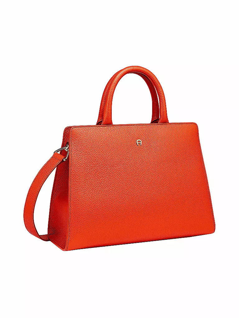 AIGNER | Ledertasche - Henkeltasche Cybill S | orange