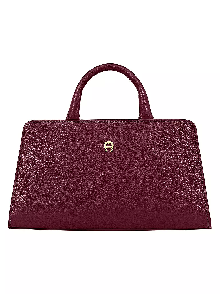 AIGNER | Ledertasche - Henkeltasche CYBILL Small | dunkelrot