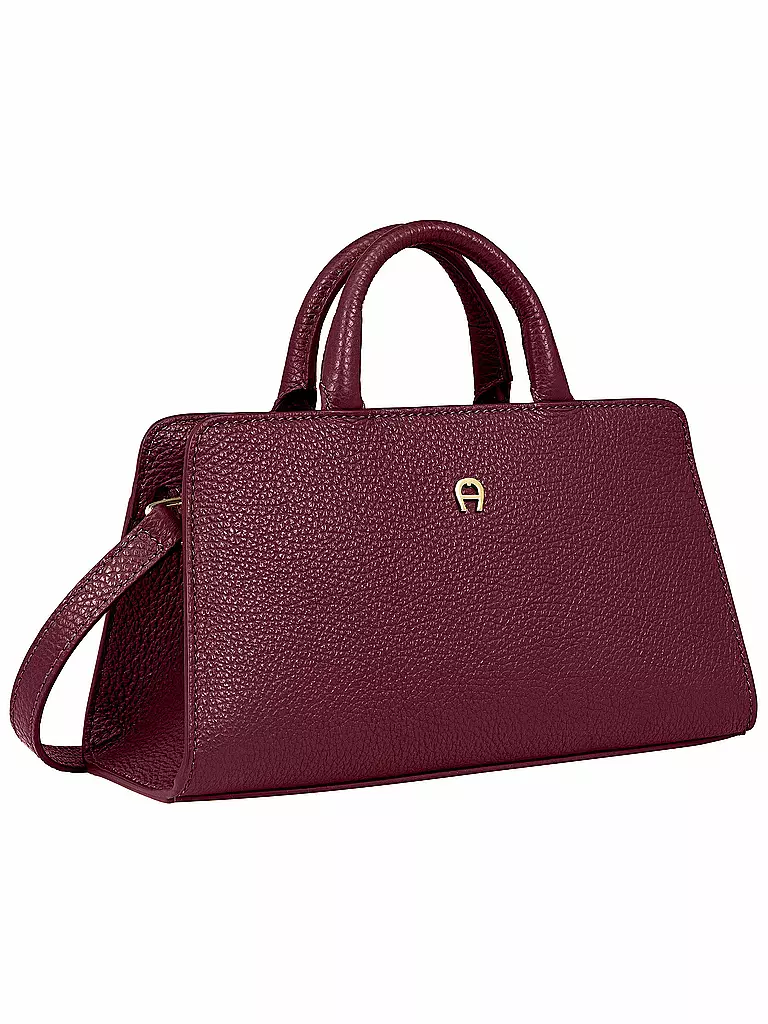 AIGNER | Ledertasche - Henkeltasche CYBILL Small | dunkelrot