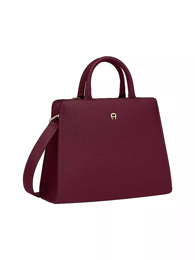 AIGNER | Ledertasche - Henkeltasche Cybill XSmall | dunkelrot